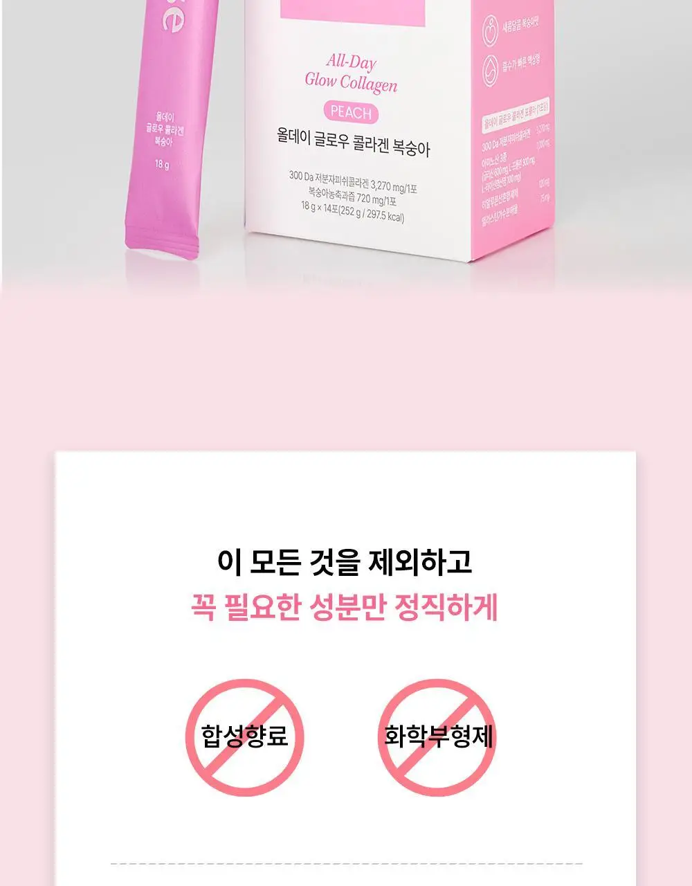[리뷰이벤트/속광콜라겐] 글로우뮤즈 올데이 글로우 콜라겐 복숭아 14포 (14일분) 상세페이지 39